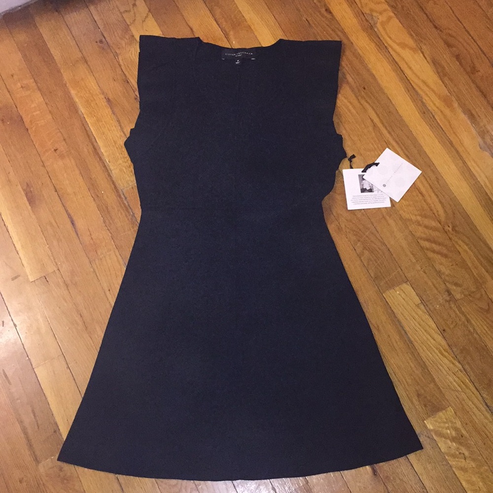 NWT Victoria Beckham Target Ruffle Sleeve Dress - Picture 4 of 8
